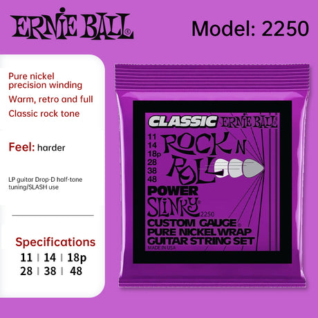 EB Regular Slinky Classic pure nickel electric guitar strings, 10 - 46 gauge (P03251) - V.I.P Digital Presence