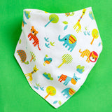 Baby Drooling Towel Baby Triangle Towel Double Layer According To The Buckle Newborn Child Headscarf Bib Scarf Spring And Summer Four Seasons