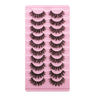 10 Pairs Of Messy Thick Imitation Mink Hair False Eyelashes 3D Stereo Realistic European And American Fried Hair False Eyelashes - V.I.P Digital Presence