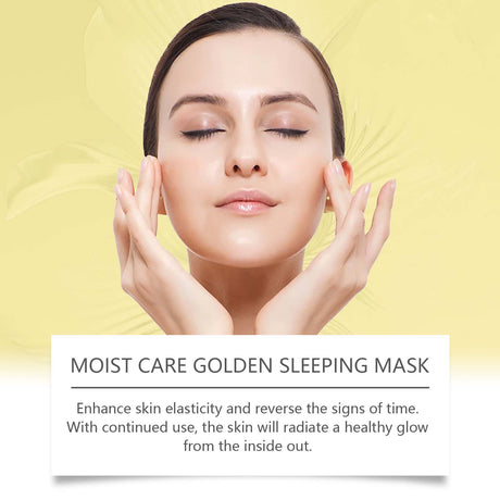 Gold Sleeping Mask, Moisturizing, Moisturizing, Moisturizing, Smoothing And Firming Skin Hydrating Mask - V.I.P Digital Presence