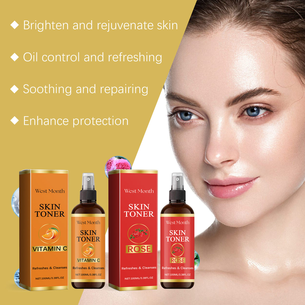 Toner Spray Hydrates And Moisturizes And Brightens Skin - V.I.P Digital Presence