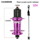 HASSNS PRO7 MTB Hub 32 Holes Bearing Bike Freehub Rear Hub Quick Release 32H Four Palin 7 8 9 10 11 12 Speed 6 Pawl Hubs - V.I.P Digital Presence