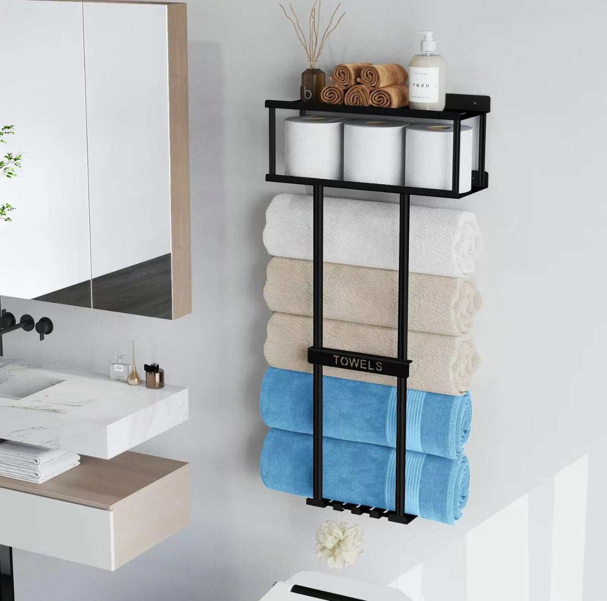 TowelNest Wall Rack