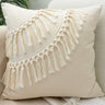 Tassels Cushion Cover 45x45cm Beige White Pillow Covers Decorative Pillow Case Square Home Boho Decor Macrame Pillowcase - V.I.P Digital Presence