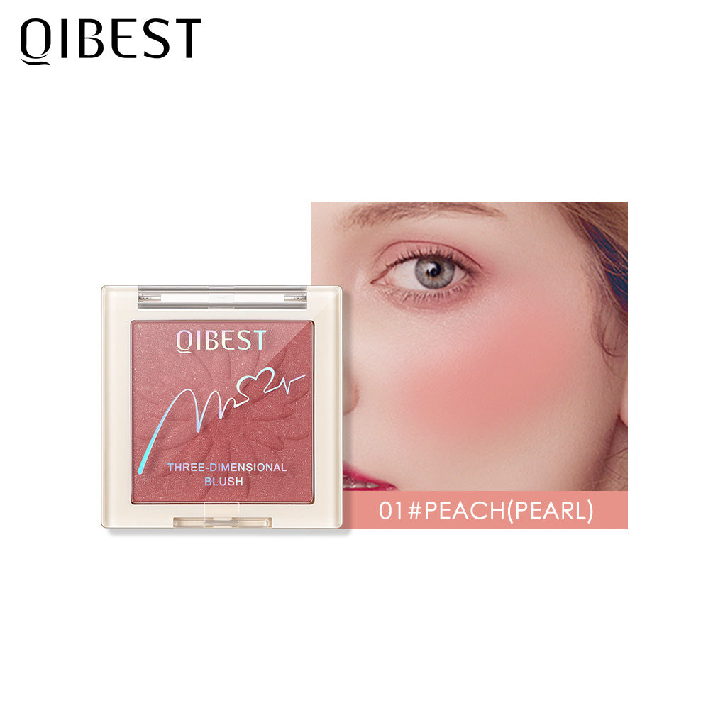 QIBEST Blush Powder Natural Repairing One Rouge Powder Is Not Easy To Take Off Makeup Matte Pearlescent Blush Powder - V.I.P Digital Presence