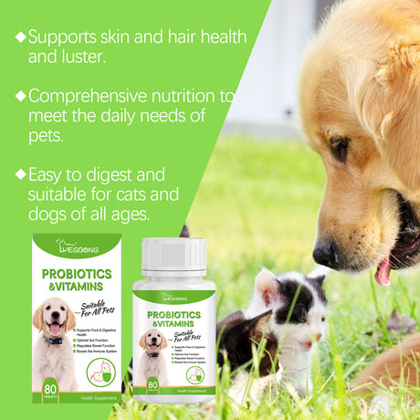 Pet Probiotic Tablets Improve Gut Health And Promote Nutritional Absorption Of Pet Care Supplements - V.I.P Digital Presence