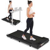 New 8.10 Walking Pad Under Home Desktop Treadmill -2.5HP Walking Treadmill 0.6-4MPH 300LBS Capacity Remote Control Battery - V.I.P Digital Presence