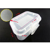 LEO Breathable Plastic Fishing Live Bait Storage Box Earthworm Bloodworms Bait Container - V.I.P Digital Presence