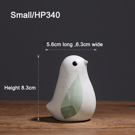 Home decoration small accessories Nordic creative cute ceramic bird ornaments Home living room Wine cabinet Room decoration - V.I.P Digital Presence