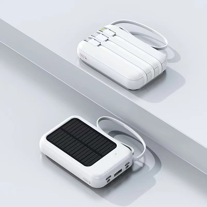 Mini solar power bank comes with a 20000mAh outdoor camping portable large capacity mobile power supply - V.I.P Digital Presence