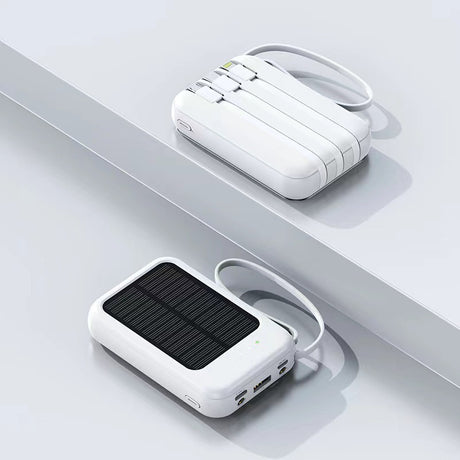 Mini solar power bank comes with a 20000mAh outdoor camping portable large capacity mobile power supply - V.I.P Digital Presence