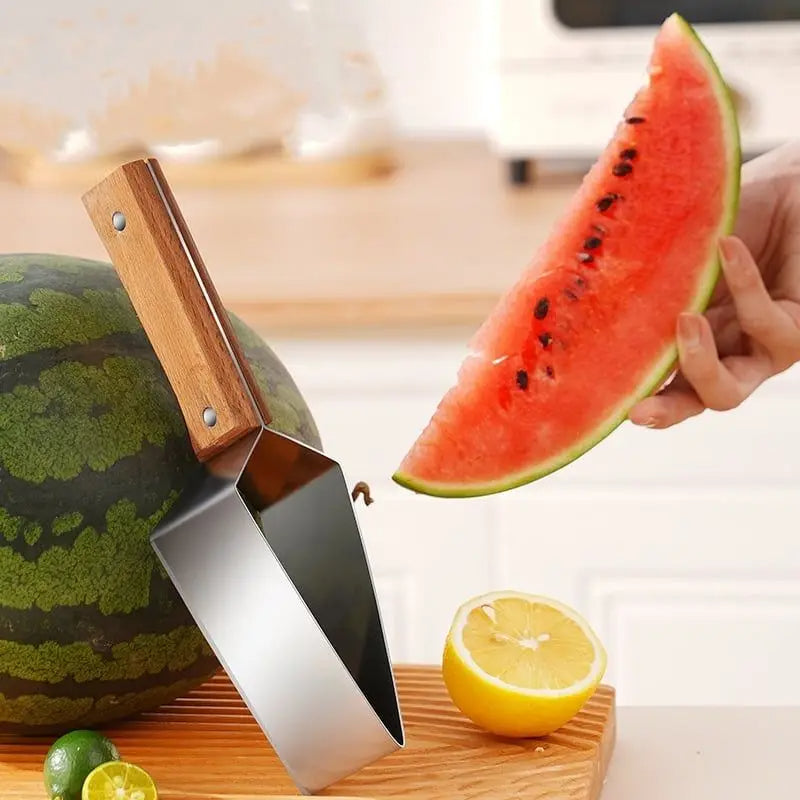 New Watermelon Splitter Watermelon Cutting Artifact 430 Stainless Steel Cutting Piece Splitter Household Melon Triangle Cutting - V.I.P Digital Presence