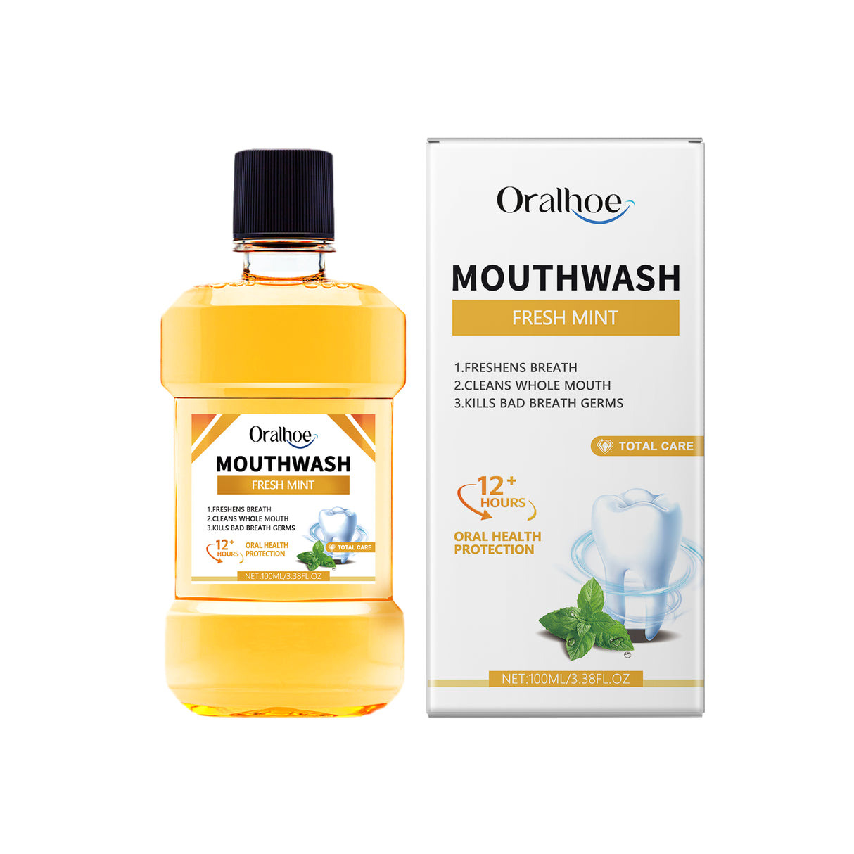 Breath Freshening Mouthwash Fresh Breath Daily Care Teeth Cleaning Odor Mouthwash - V.I.P Digital Presence