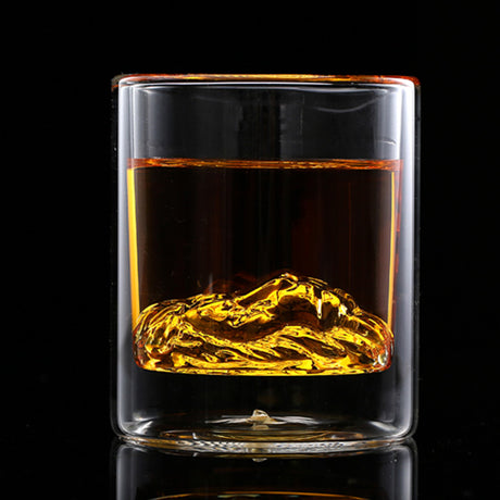Thickened high borosilicate glass mug, creative insulation double-layer cup, coffee cup, lion head cocktail cup - V.I.P Digital Presence
