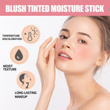 Blush Stick, Brightening Primer Solid Contouring Natural Nude Makeup Waterproof Lightweight Multi-Functional Blush Stick - V.I.P Digital Presence