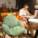 Cushion Office Long Sitting Waist Protection Cushion Integrated Seat Cushion Student Dormitory Chair Plush Backrest Cushion - V.I.P Digital Presence