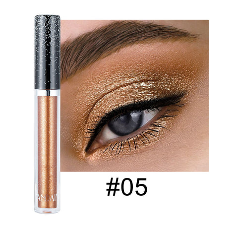 HANDAIYAN 12 Color Single Diamond Liquid Eye Shadow Psychedelic Pearly Shiny Eye Shadow Lying Silkworm Tear Makeup Eye Shadow Liquid - V.I.P Digital Presence