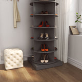 new 360 gray rotating shoe cabinet with 7 layers can accommodate up to 28 Paris shoes - V.I.P Digital Presence