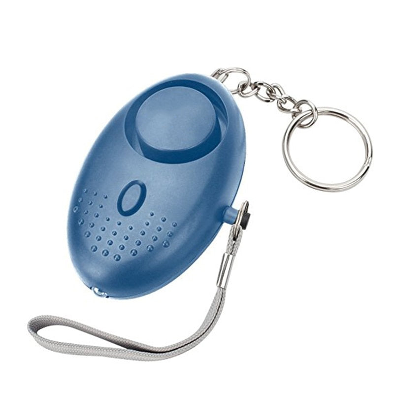 Alarma de autodefensa de 140 dB, alerta de seguridad, alarma de emergencia fuerte, llavero, seguridad personal para mujeres, niños, ancianos y niñas.