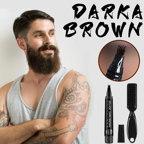 Beard Refill Pen Kit Men's Beard Natural Waterproof Beard Pen Beard Tracing Pen - V.I.P Digital Presence