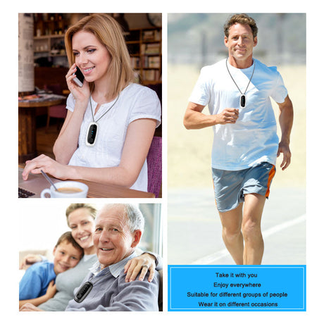 Negative ion air purifier neck hanging portable small fresh machine portable air purifier smoking - V.I.P Digital Presence