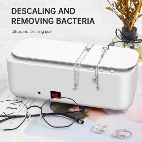 Intelligent Sonic Wave Cleaning Machine, Small Household Cleaner, Portable Electric Ultra Frequency Sonic Wave Cleaning Box - V.I.P Digital Presence