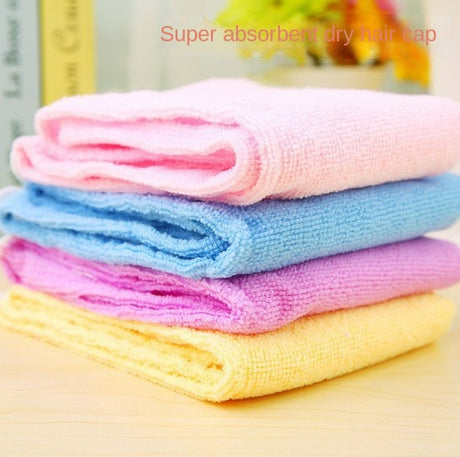 Style Solid Color Water-Absorbing Hair Drying Cap Thickened Hair Towel Dry Bath Hat - V.I.P Digital Presence