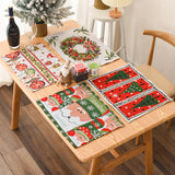 Christmas New Decorative Products Knitted Fabric Meal Mat Creative Knitted Meal Mat Tablecloth Elderly Tree Meal Mat - V.I.P Digital Presence