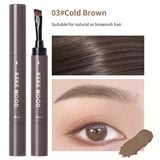 Waterproof Brown Grey Eyebrow Dyeing Cream Pencil Natural Lasting Non-smudge Setting Dye Eye Brow Pen with Brush Makeup Cosmetic - V.I.P Digital Presence