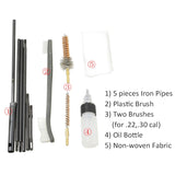 Airsoft M4 M16 Rifle Gun Cleaning Kit 10 Pieces .22 .30cal 5.56mm Brushes Set Clean Rod Convenient Nylon Case Hunting Accessory - V.I.P Digital Presence