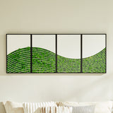 WaveMoss Metal Wall Art4pcs Set
