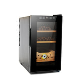 25L Electric Humidor, 150 Counts Capacity Cigar Humidor Humidifiers with Constant Temperature Controller, Cigar Humidor Box with