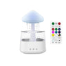 New Designed Cool Mist Essential Oil 7 Colors LED Night Light Wood Grain Cloud Rain Water Air Humidifier - V.I.P Digital Presence