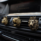 Resin Animal Head Set Car Fragrance Clip Decoration Creative Car Air Outlet Car Clip - V.I.P Digital Presence