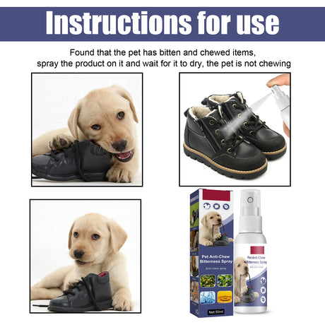 Pet Bitter Anti-Biting Spray, Prevent Dogs Chewing Table And Chair Legs, Scratching Sofa Spray - V.I.P Digital Presence