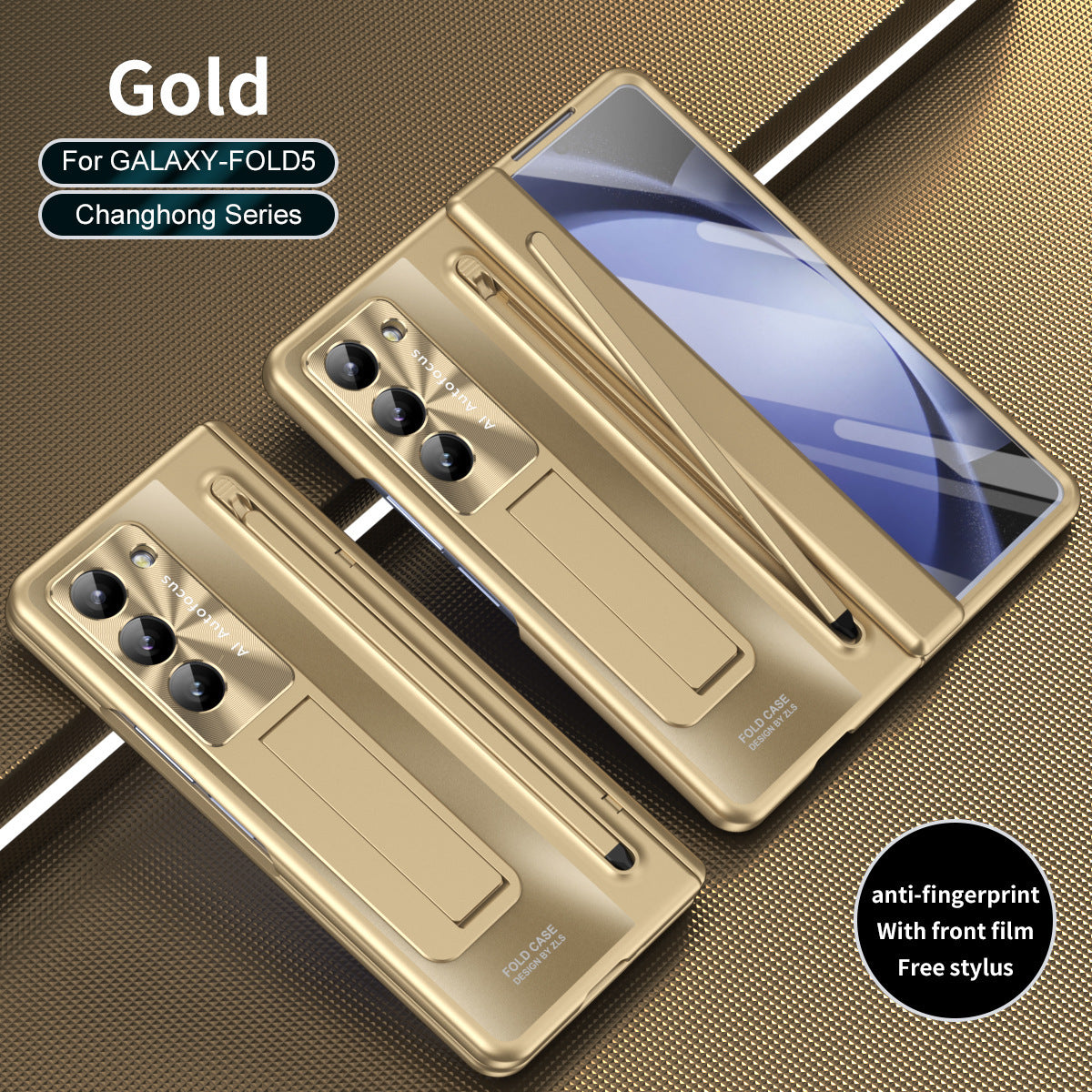 Suitable for Samsung Galaxy Z Fold6 mobile phone case shell film integrated bracket with stylus Z Fold5 anti-fall - V.I.P Digital Presence