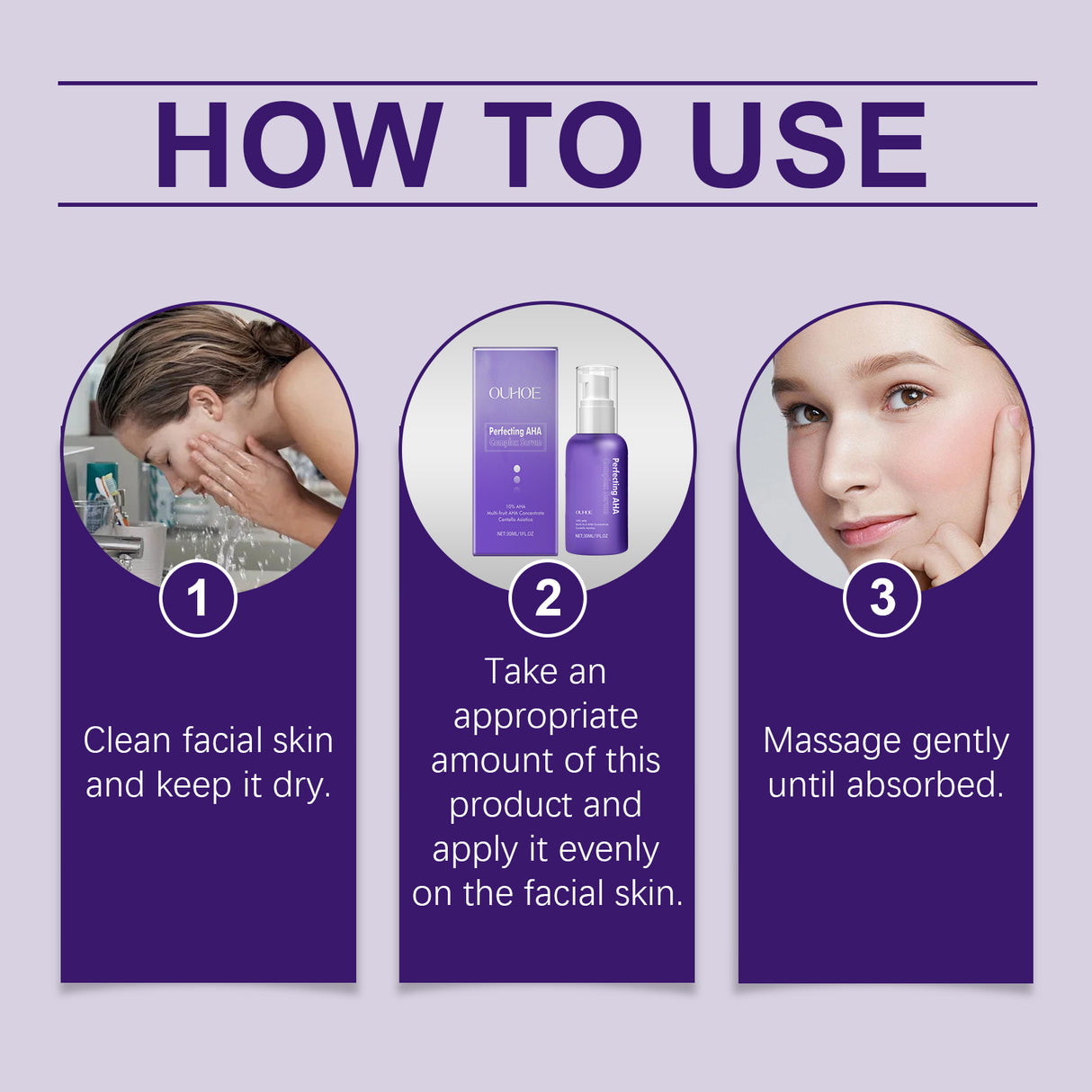 Facial Essence, Gentle Moisturizing, Moisturizing, Firming, Brightening And Rejuvenating Care Essence