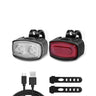 Bicycle headlight and taillight set, highway warning light, high brightness LED lighting, mountain bike outdoor riding accessori - V.I.P Digital Presence
