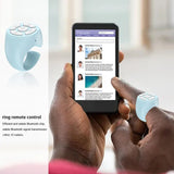 Bluetooth ring remote control tablet phone camera controller remote control page turning - V.I.P Digital Presence