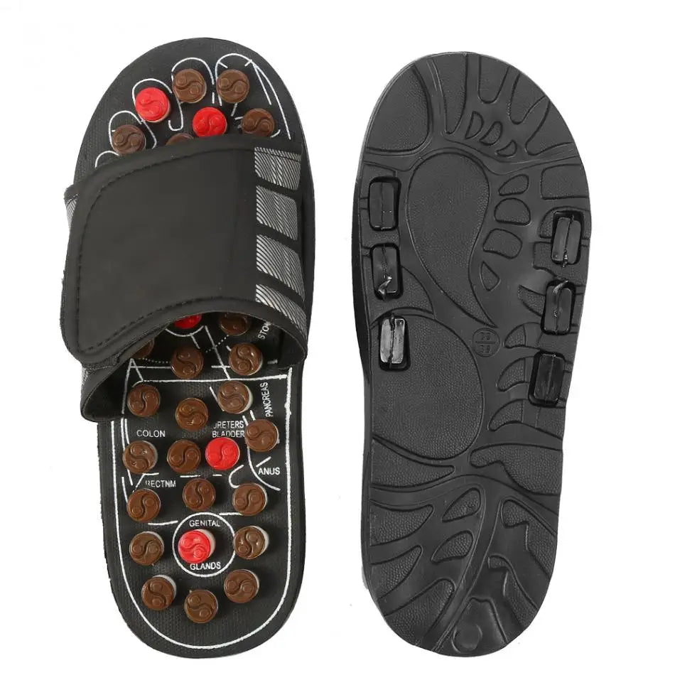 Foot Massage Slippers Acupuncture Therapy Massager Shoes For legs Acupoint Activating Reflexology Feet Care massageador Sandal - V.I.P Digital Presence