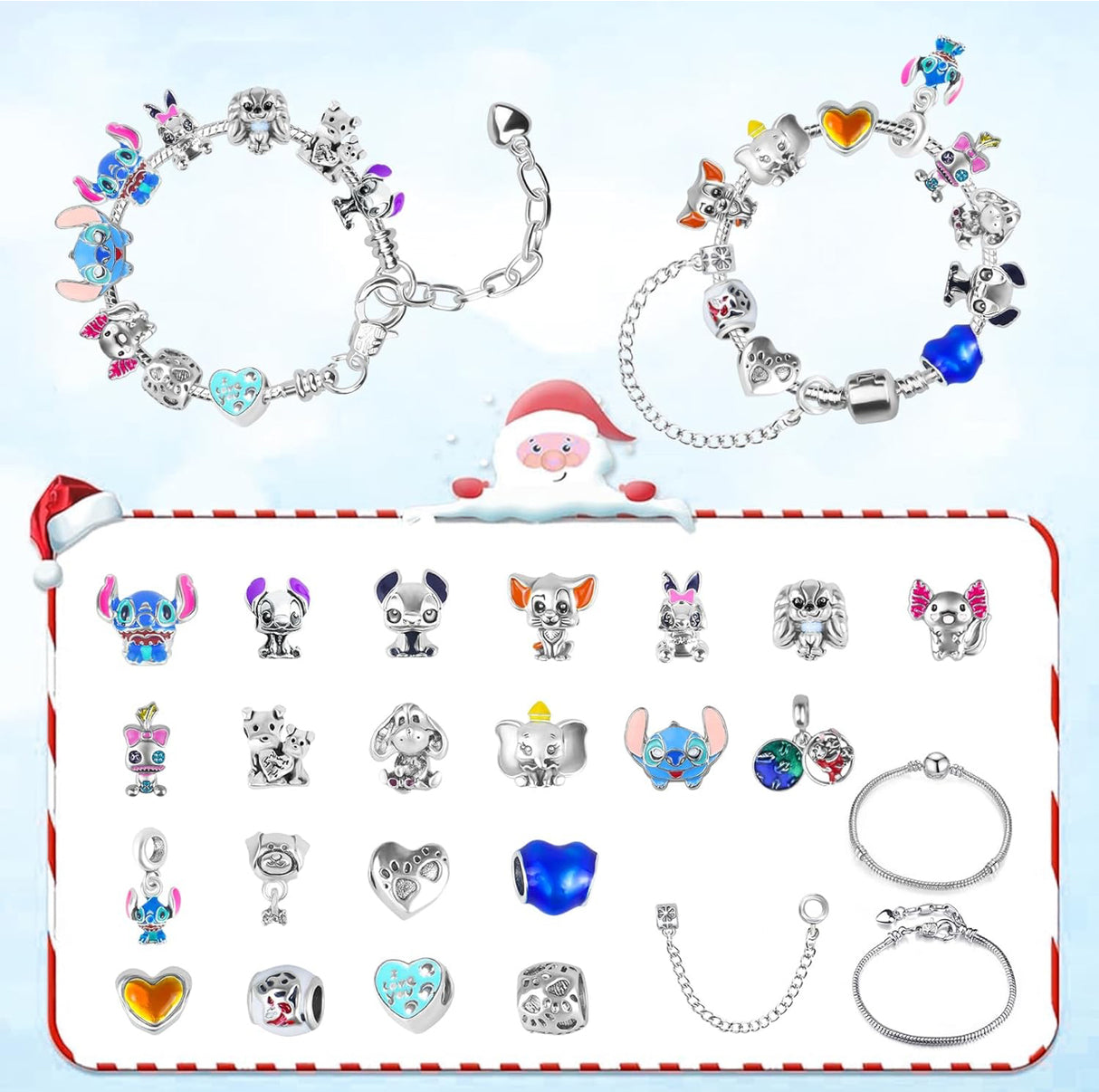 Stitchmas Charm Bracelet