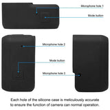 Go Pro Accessories Action Camera Case Protective Silicone Case Skin +Lens Cap cover for GoPro Hero 6 5 Black Hero 6 Camera