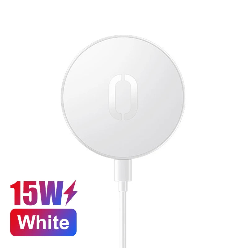 Cargador inalámbrico magnético para iPhone 12 Pro Max Mini de 15 W, cargador rápido para iPhone 11 XS X, cargador inalámbrico