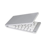 Miniteclado plegable con Bluetooth, ligero y práctico, retroiluminado, inalámbrico, para iOS, Android, Windows, iPad, tableta, portátil y ordenador.