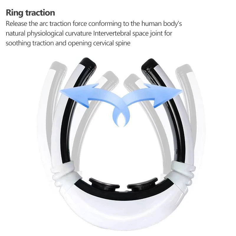Smart Shoulder Neck Massager Electric Neck Massage  Health Care Relaxation Three Heads Relieve Stress  Fatigue Pain Relief tool - V.I.P Digital Presence