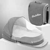 Baby Crib Multifunctional Folding Newborn Bed Toddler Bed Portable Sun Protection Mosquito Net Infant Camping Bed Travel Cot - V.I.P Digital Presence