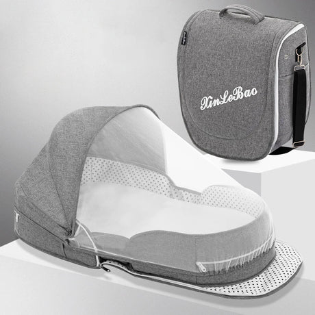 Baby Crib Multifunctional Folding Newborn Bed Toddler Bed Portable Sun Protection Mosquito Net Infant Camping Bed Travel Cot - V.I.P Digital Presence