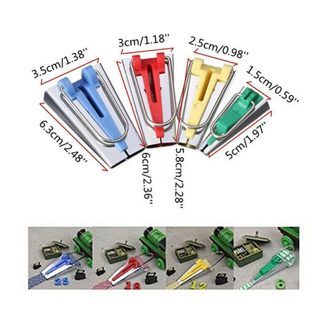 16pcs Household Electric Sewing Bias Tape Machine Kit Fabric Bias Binding Tape Suits DIY Sewing Tools - V.I.P Digital Presence