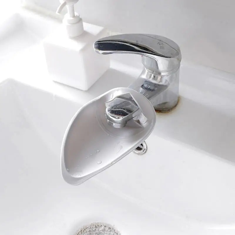 1Pcs Silicone Faucet Extender Solid Color Sink Handle Extension   Bathroom Kitchen Accessories Reach Faucet Rubber Hand Washing - V.I.P Digital Presence