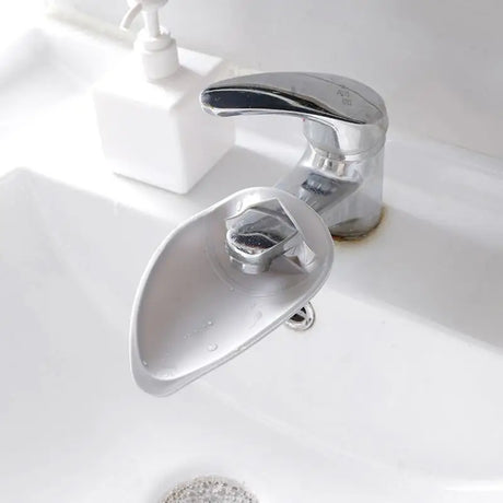 1Pcs Silicone Faucet Extender Solid Color Sink Handle Extension   Bathroom Kitchen Accessories Reach Faucet Rubber Hand Washing - V.I.P Digital Presence